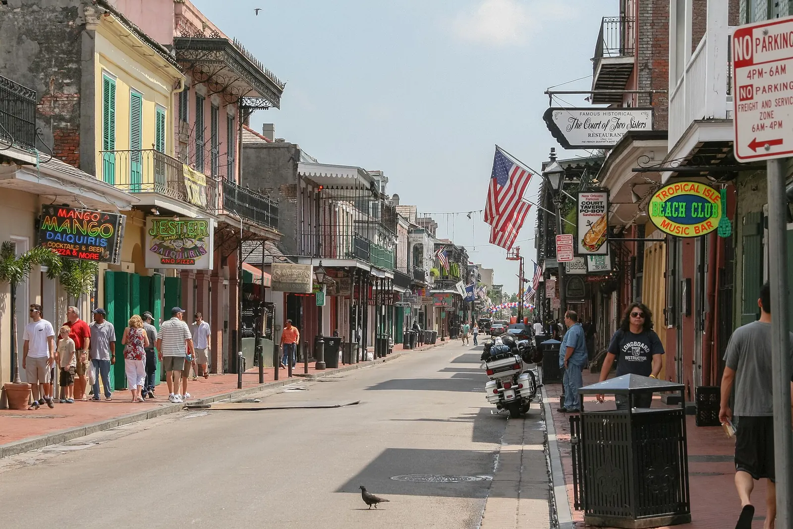 Bourbon St, French Quarter, New Orleans, USA2 — New Orleans