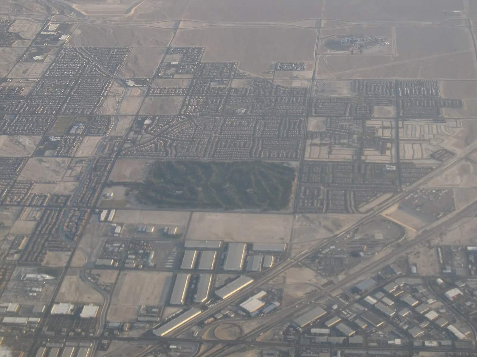 The Exclusive and Well-Hidden Shadow Creek Golf Course, Las Vegas, Nevada on Flight Between Las Vegas, Nevada and Baltimore, Maryland (7235096790) — Shadow Creek