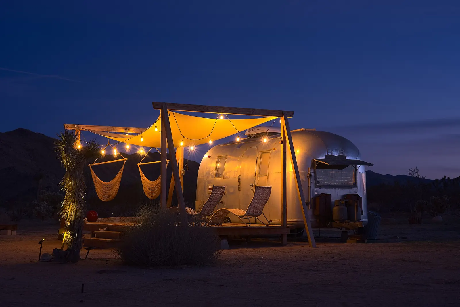 1963 Airstream trailer in Joshua Tree dllu — Joshua Tree National Park