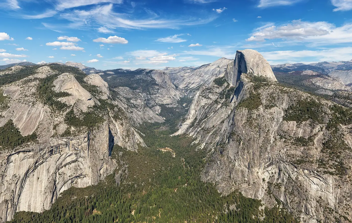 Half Dome with Eastern Yosemite Valley — Yosemite National Park