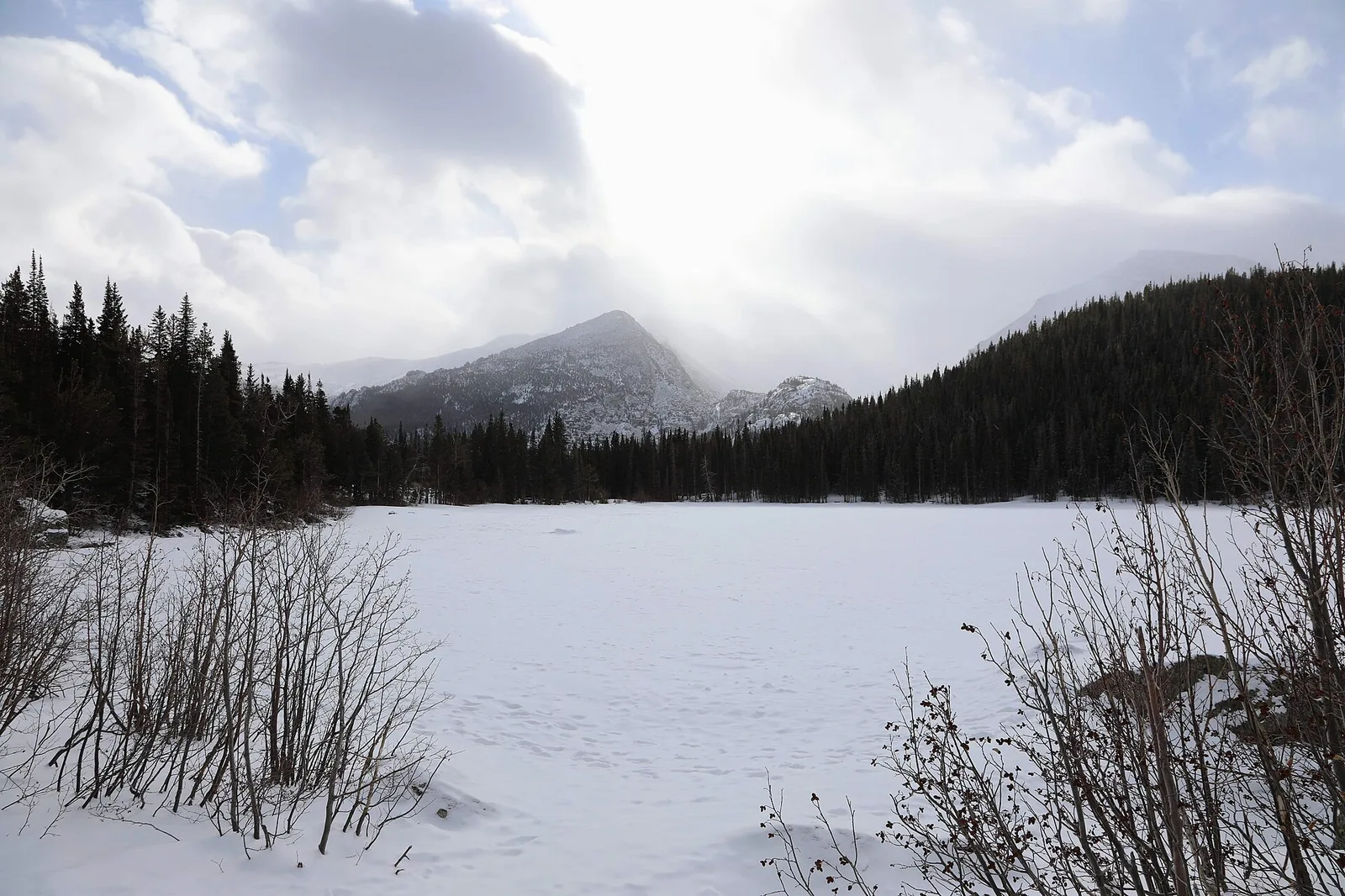 Bear Lake in Rocky Mountain National Park, gateway to the Moraine Park area